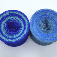 Streifentuch SET  "Blaue Lagune"